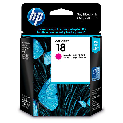 Mực in HP 18 Magenta Officejet Ink Cartridge (C4938A)